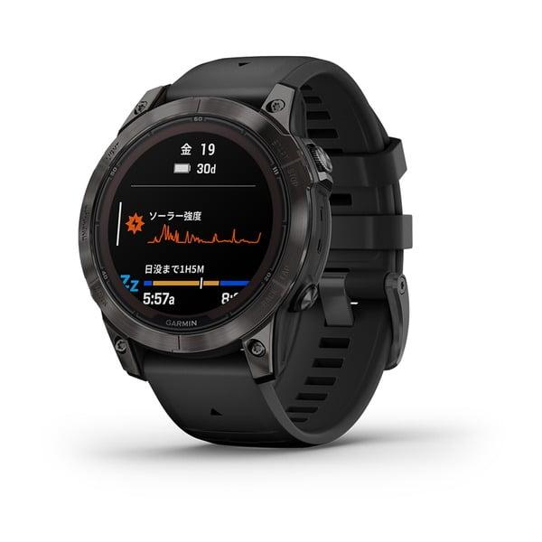 ガーミン fenix 7 Pro Sapphire Dual Power 47mm Ti Carbon Gray DLC 