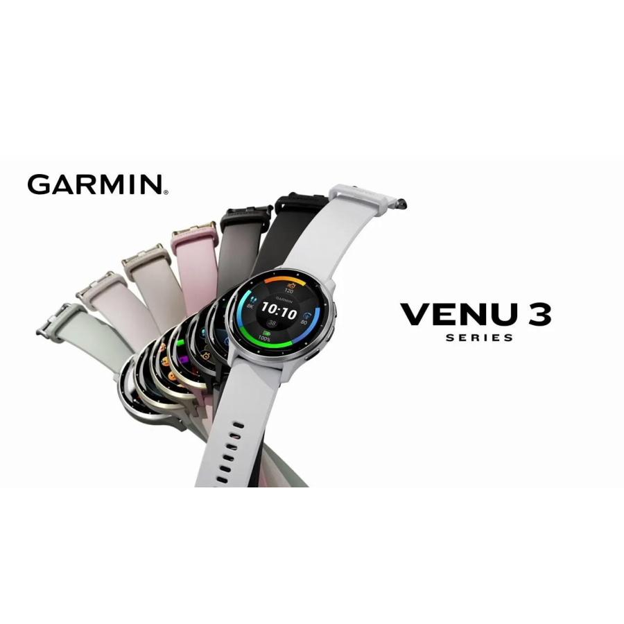 液晶保護フィルム付 ガーミン Venu 3 ブラック/スレート GARMIN 第5世代光学式心拍計 ベニュー3 Venu3 ライフログデバイス 010-02784-41 国内正規品｜ida-online｜07