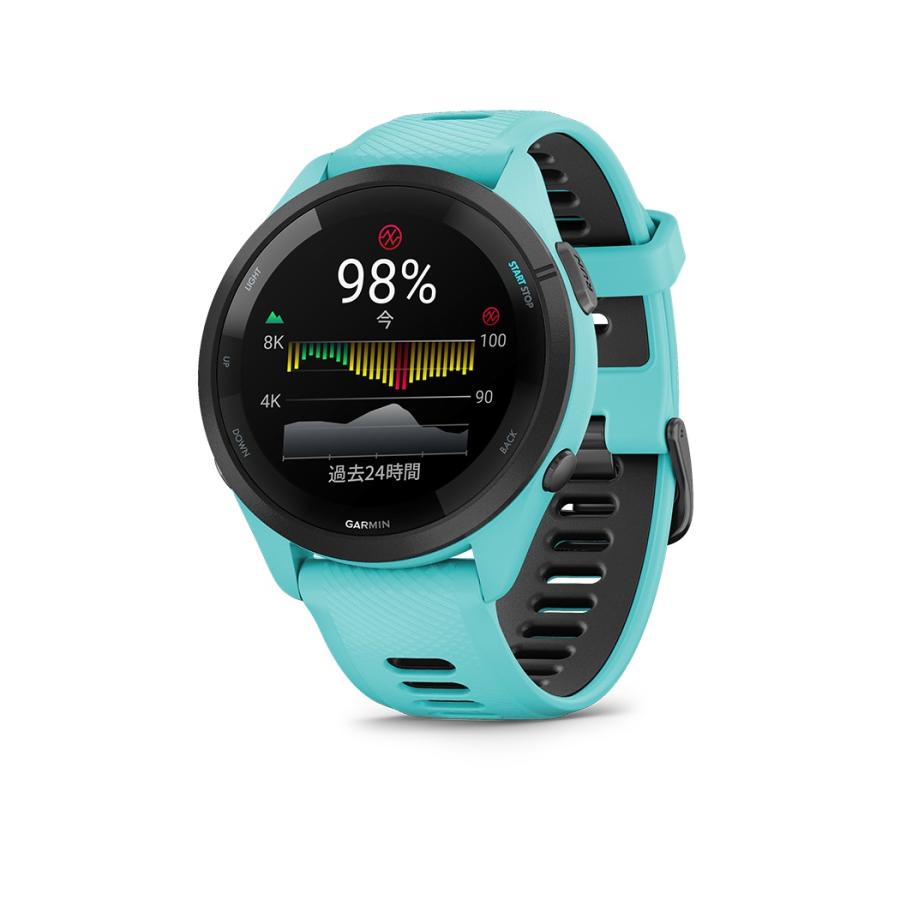 ガーミン Forerunner 265 Aqua 日本語版 フォアランナー 265 アクア 010-02810-42 GARMIN Music 国内正規品 1年保証 正規販売店 Forerunner 265 Black - 010-02810-40｜ガーミン(GARMIN) – oomiya 公式サイト