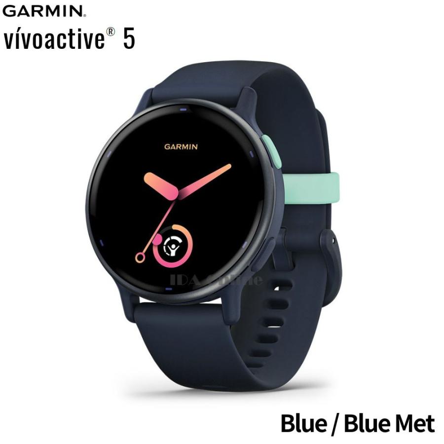vivoactive ガーミン vivoactive5 Blue/Blue Met GPS スマートウォッチ  