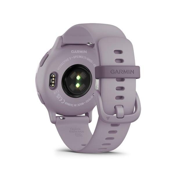 ガーミン vivoactive5 Orchid/Orchid Met GPS スマートウォッチ GARMIN 010-02862-43 AMOLED 睡眠計機能向上 BodyBattery機能向上 Musicの画像