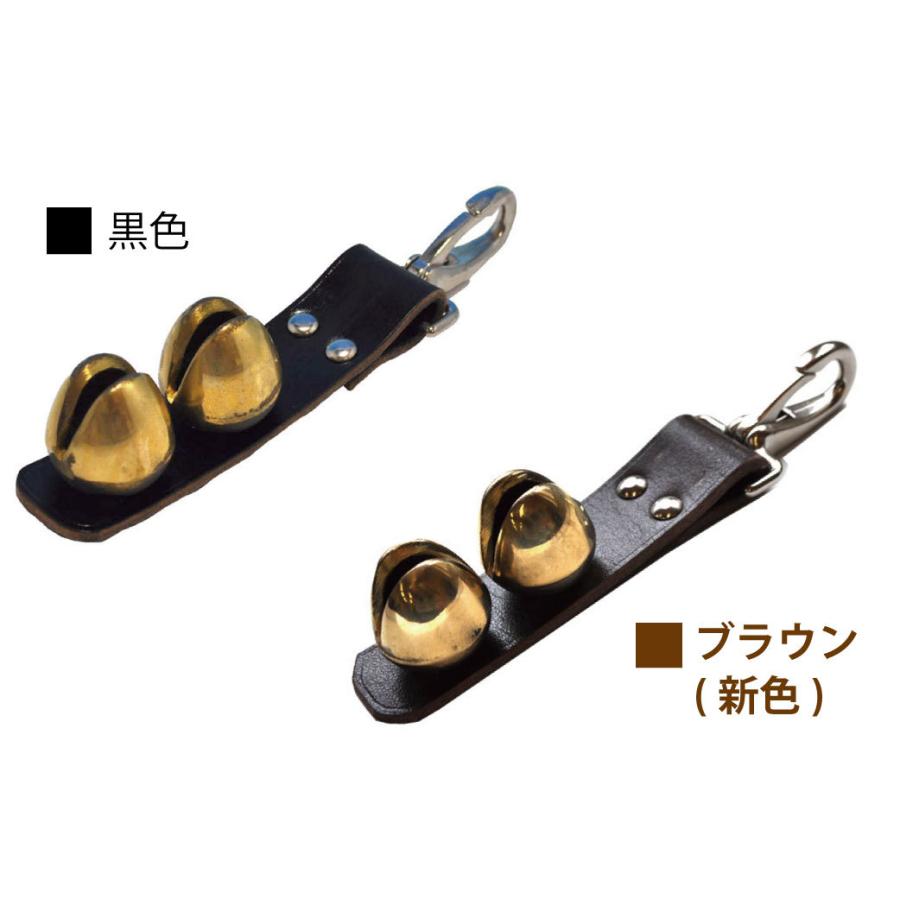 south2west8 bear bell 熊鈴 南部熊鈴（鈴2個付き）フック付き（ブラック/ブラウン） : IDA-Online