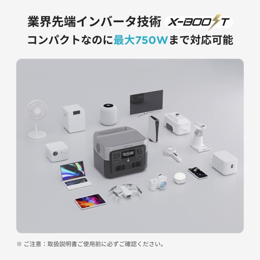ECOFLOW EcoFlow RIVER 2 Max 512Wh ポータブル電源 リン酸鉄 長寿命