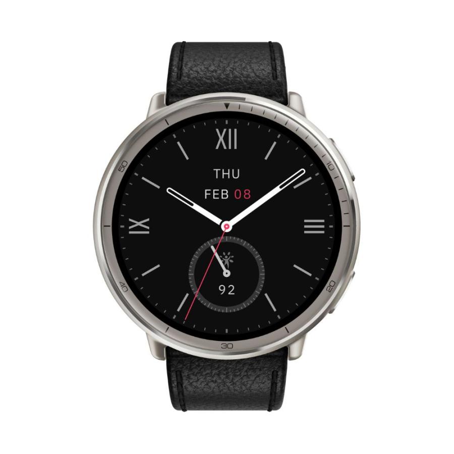 Amazfit Amazfit Active2 ブラック レザー (プレミアムバージョン