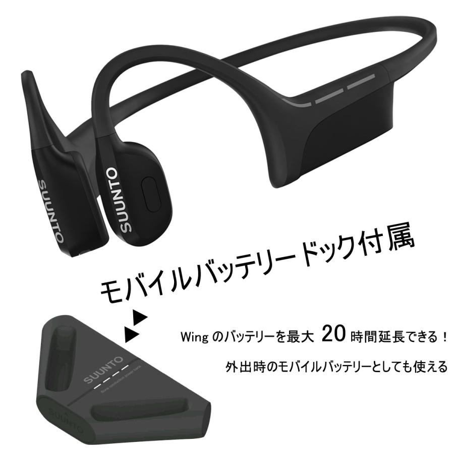 SUUNTO Suunto Wing Black プレミアムオープンイヤースポーツ
