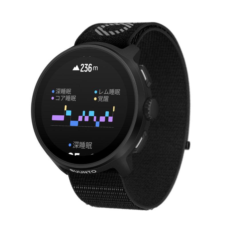 SUUNTO（スント） 保護フィルム付き SUUNTO RUN All Black