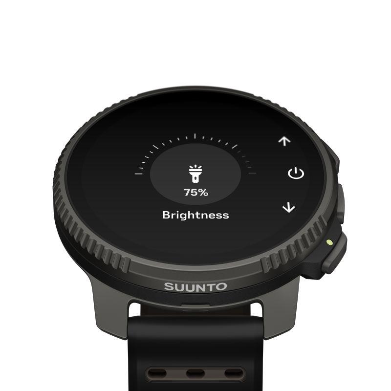 液晶保護フィルム付 SUUNTO スント VERTICAL 2 TITANIUM Black スント ヴァーティカル 2 チタニウム ブラック 国内正規品 SS051208000 送料・代引手数料無料の画像