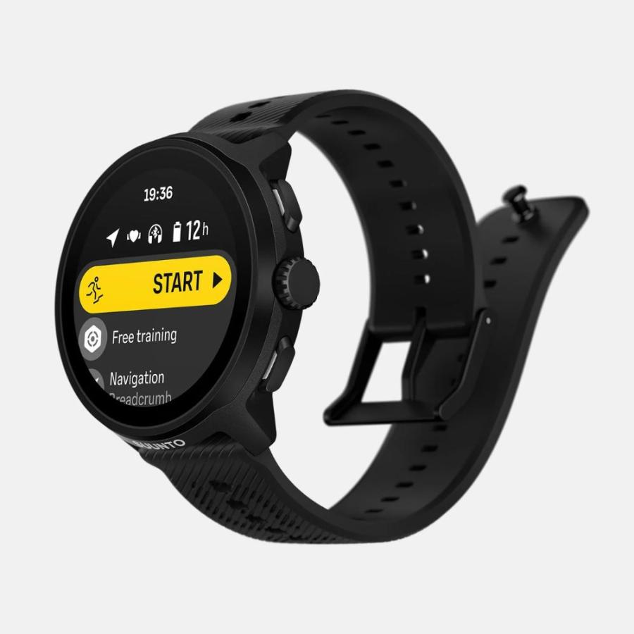 SUUNTO（スント） 保護フィルム付き SUUNTO RUN All Black シリコン