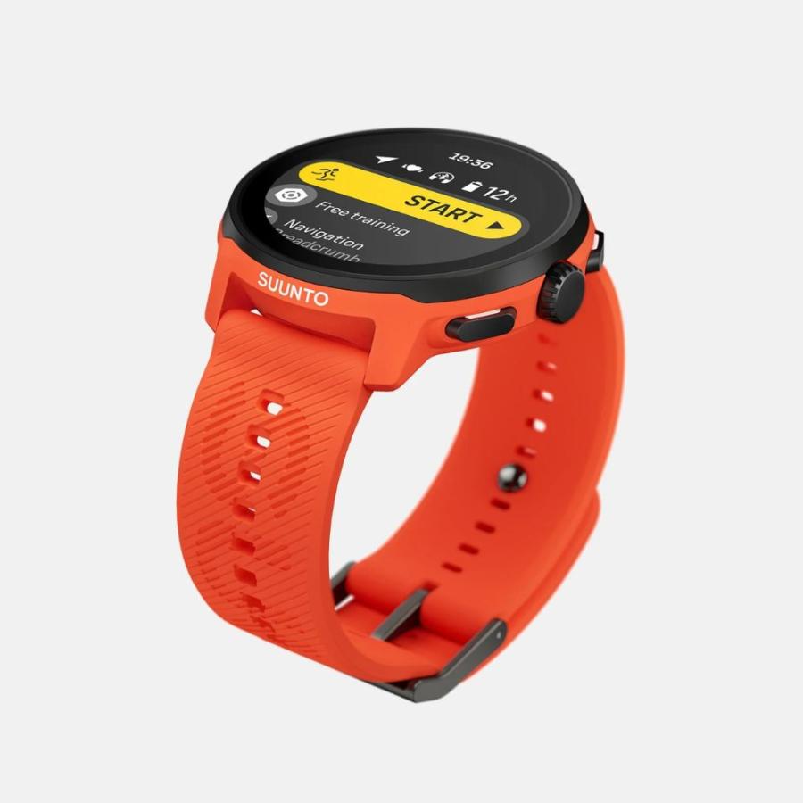 SUUNTO（スント） 保護フィルム付き SUUNTO RUN Coral Orange シリコン