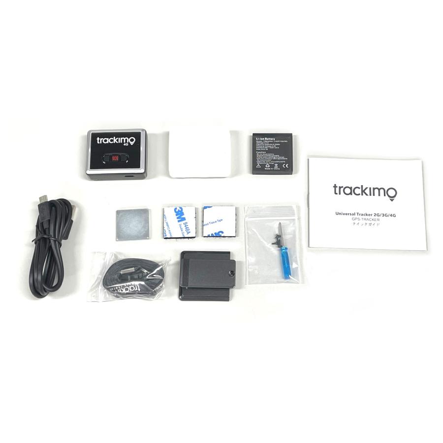 GPS発信機 トラッキモ GPS 1年間通信費込み！TRKM010C 4G+モデルトラッカー ＆ マグネット付き防水ケース トラッキモ ユニバーサルトラッカー GPS 発信機の画像
