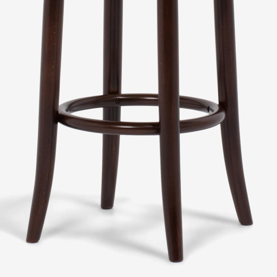 秋田木工　曲木カウンターチェア　ブラウン 木製 背もたれ付きハイスツール① 秋田木工 曲木カウンターチェア ブラウン 木製 背もたれ付きハイ