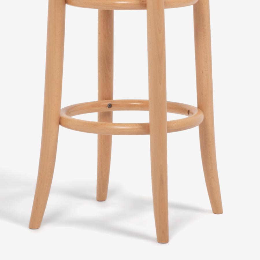 美品】秋田木工 スツール 大塚家具 No.209 カウンターチェア アイボリー