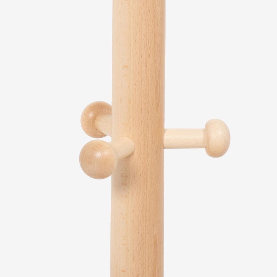 展示品 秋田木工 IDC大塚家具取扱 ハンガーラック コートスタンド 45 秋田木工 コートスタンド「45」アジャスター付 ブナ材 全5色