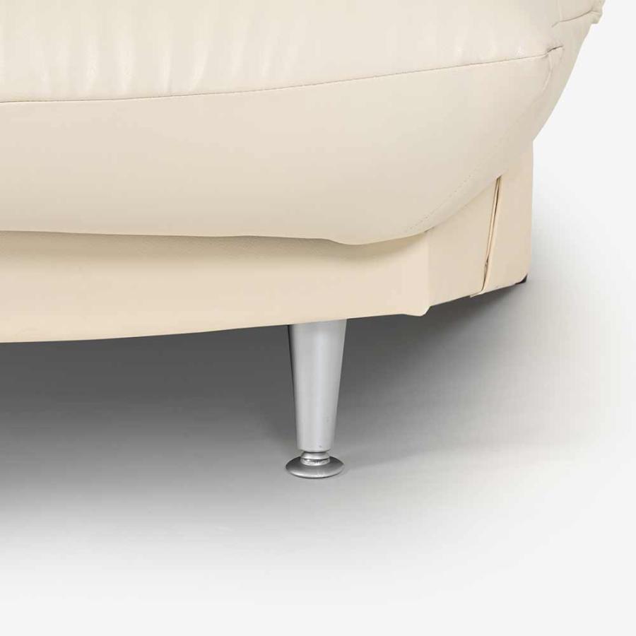 ソファ ソファベッド 大塚家具 エスポワール 白 195cm幅 ソファベッド「Nエスポワール」ソフトレザー #スリーマン