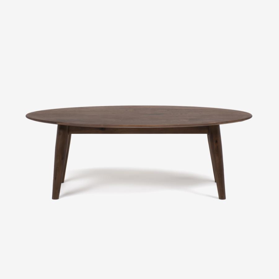 大塚家具 センターテーブル シネマ 楕円型 幅110cm ウォールナット材