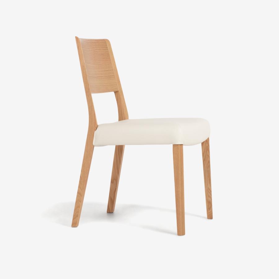 【美品】IDC 大塚家具　ダイニングチェア　シネマ 椅子 大塚家具 ダイニングチェア シネマ3B レッドオーク材/WO色 張地PVC全2