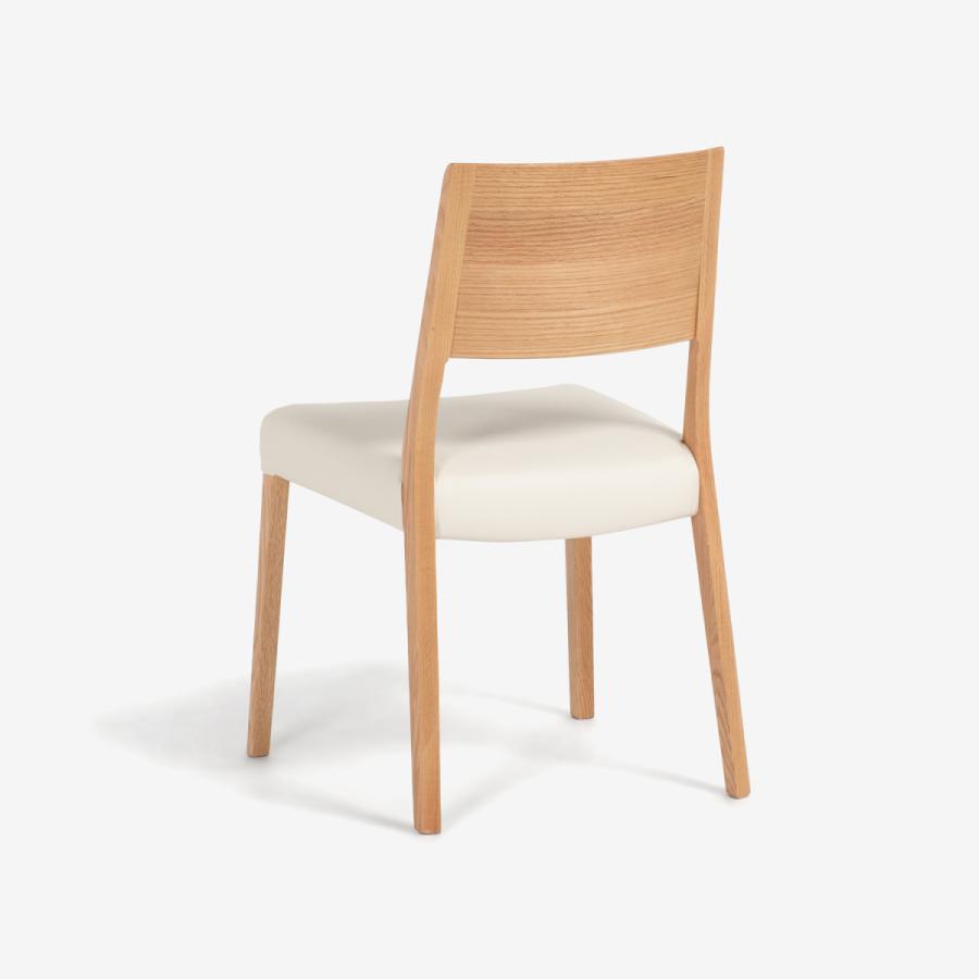 大塚家具 ダイニングチェア シネマ3B レッドオーク材/WO色 張地PVC全2