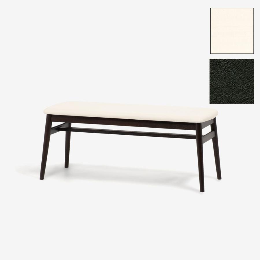 大塚家具 ベンチ シネマ3 幅106cm レッドオーク材/DDB色 座面