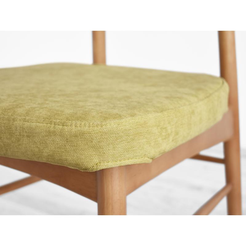 大塚家具 ユノ ダイニングセット テーブル イス カバー黄色