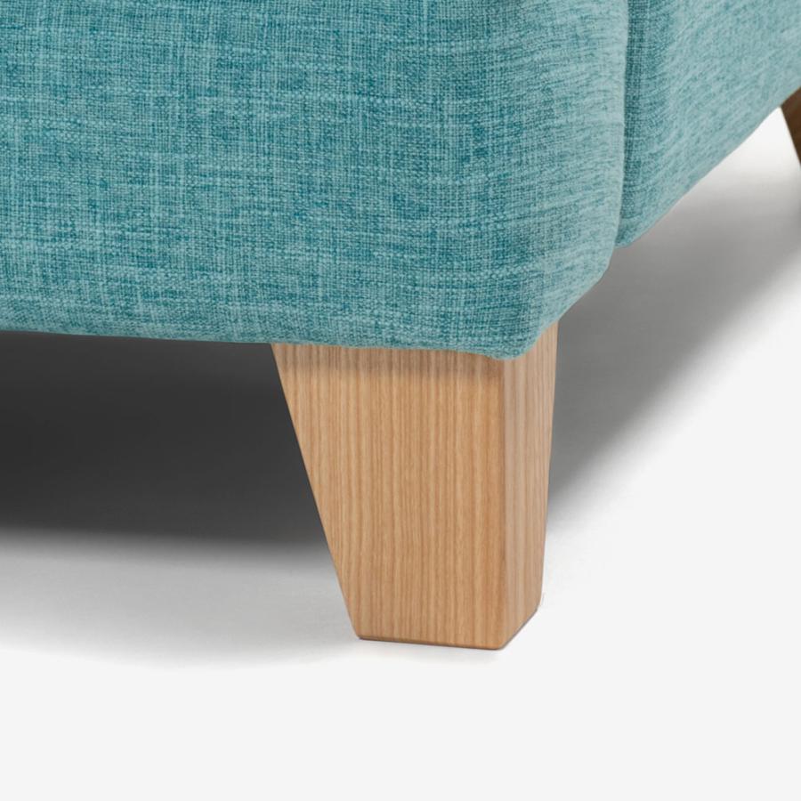 大塚家具 ソファ 3人掛け アクア 幅196cm 布#FG220-17D ライトグレー色