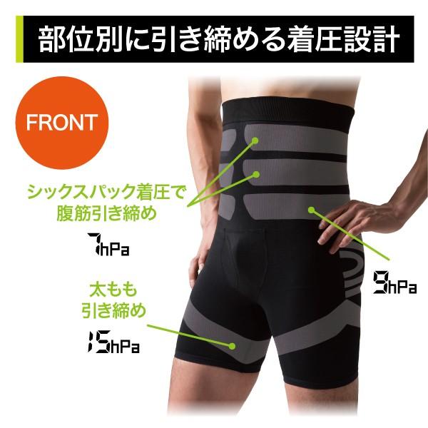 シックスパックマッスルスパッツ 腹筋 腰まわり 着圧 引き締め  父の日 |  | 01