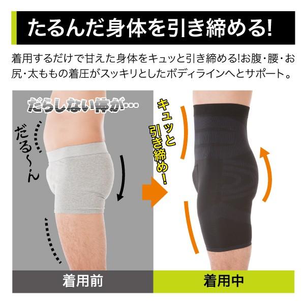 シックスパックマッスルスパッツ 腹筋 腰まわり 着圧 引き締め  父の日 |  | 03