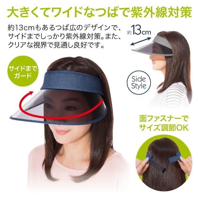 くるっと収納 UVクールバイザー UVカット率99% 紫外線対策 クール つば広 サンバイザー クリアな視界 コンパクト 自転車通勤 ガーデニング 母の日 |  | 01