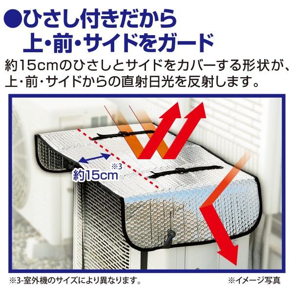 電気料金約27.9%カット!　ワイドでしっかり遮熱エコパネル　省エネ　エアコン用　節約　凍結防止にも |  | 05
