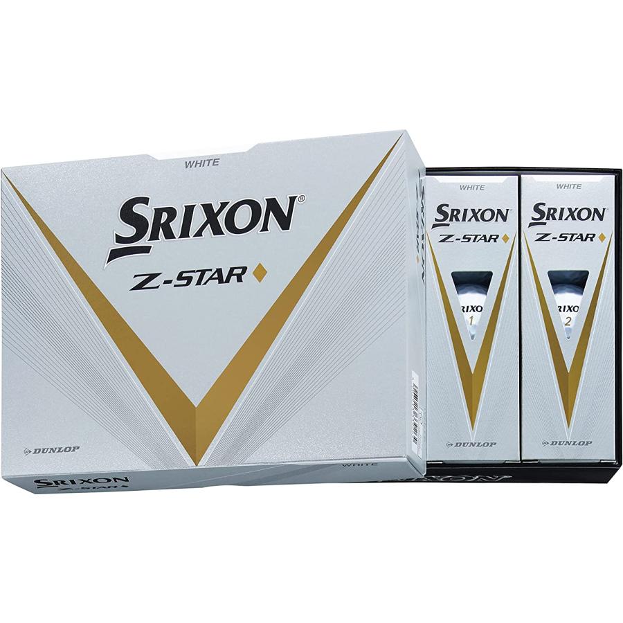 ゴルフボール 1ダース DUNLOP SRIXON Z-STAR ダンロップ スリクソン ホワイト イエロー 12個 白 黄色 ローナンバー｜idea-m｜09