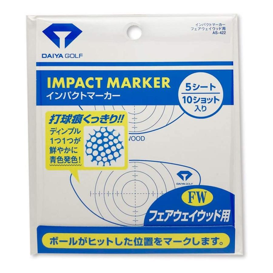 ダイヤ(DAIYA) ショット確認インパクトマーカー フェアウェイウッド用 AS-422 2mvetro DAIYA GOLF ダイヤゴルフ インパクトマーカー FW用 フェアウェイ