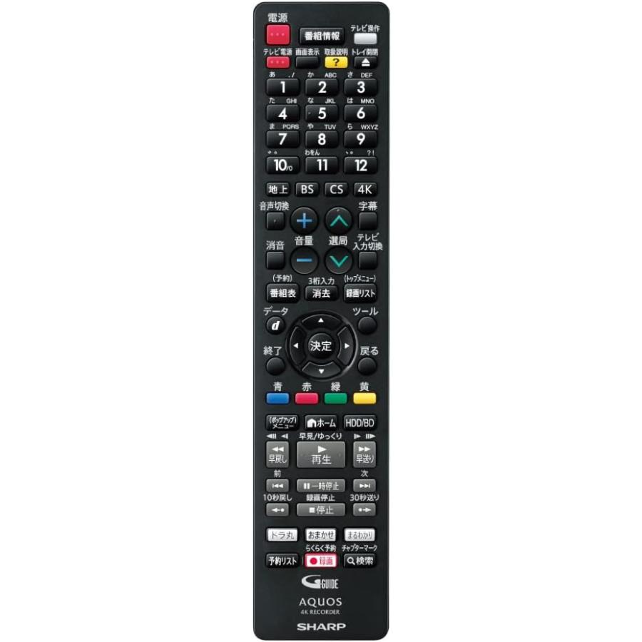 SHARP AQUOS BD4Kレコーダー4B-C10BT3 2019年製 整備 SHARP（シャープ） AQUOS 4Kチューナー内蔵ブルーレイディスク