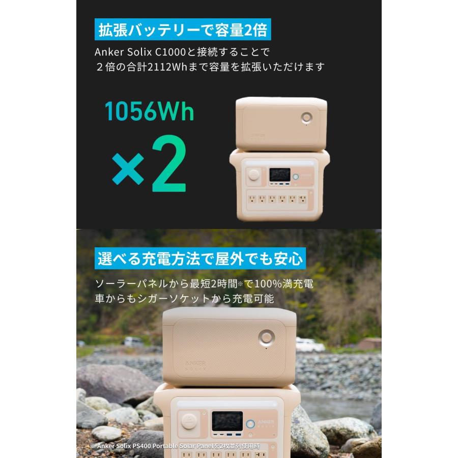 Anker（アンカー） Anker Solix BP1000 拡張バッテリー (1056Wh) Anker 