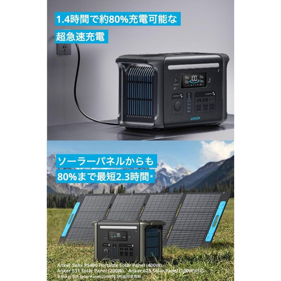 ANKER SOLIX F1500 ポータブル電源 1536Wh 1500W Anker SOLIX F1500 Portable Power Station 1536Wh | 1800W