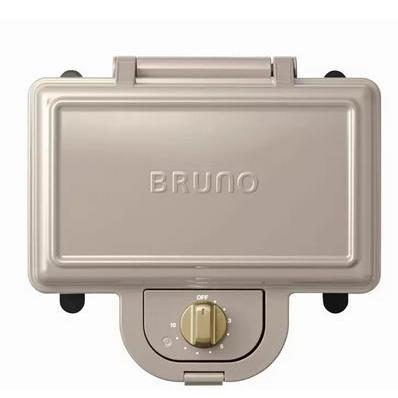 【新品】ブルーノ ホットサンドメーカー ダブル グレージュ BOE044-GRG BRUNO（ブルーノ） ホットサンドメーカー ダブル グレージュ BOE044