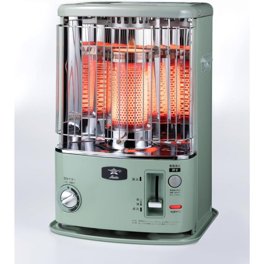 新品 Aladdin CAP-U2801 ストーブ タイマー付き 2023年製 アラジン（Aladdin） CAP-U2801(G)タイマー付き石油ストーブ グリーン