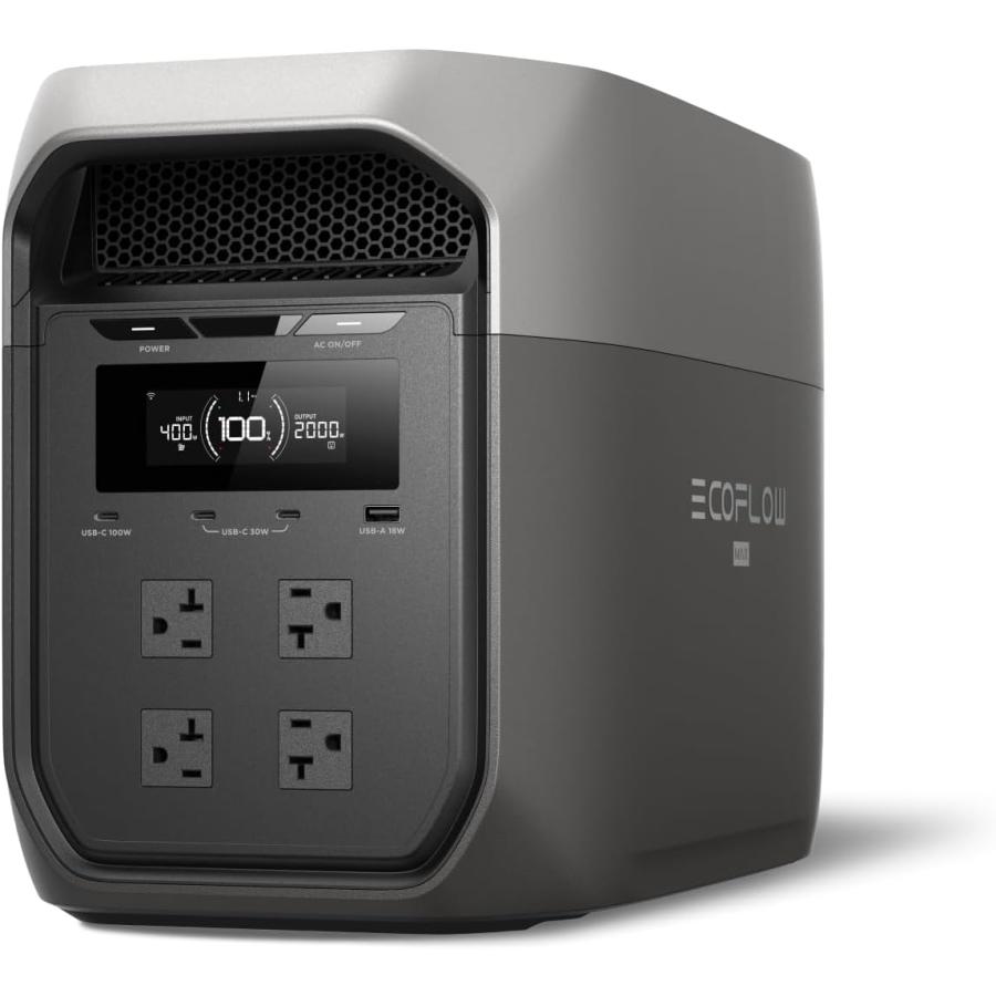 ECOFLOW ポータブル電源 DELTA 3 Max 2048Wh 大容量 2000W定格出力