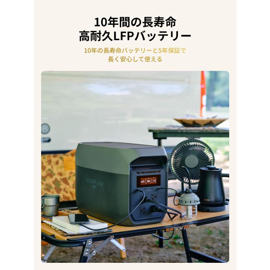 ECOFLOW ポータブル電源 DELTA 3 Max 2048Wh 大容量 2000W定格出力