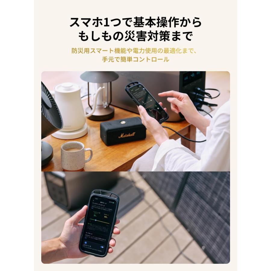 ECOFLOW ポータブル電源 DELTA 3 Max 2048Wh 大容量 2000W定格出力