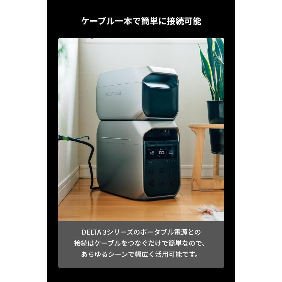 発電機・ポータブル電源 EcoFlow Delta 3 battery EFDELTA3P-EB ECOFLOW ポータブル電源 デルタ3 delta3 専用エクストラバッテリー
