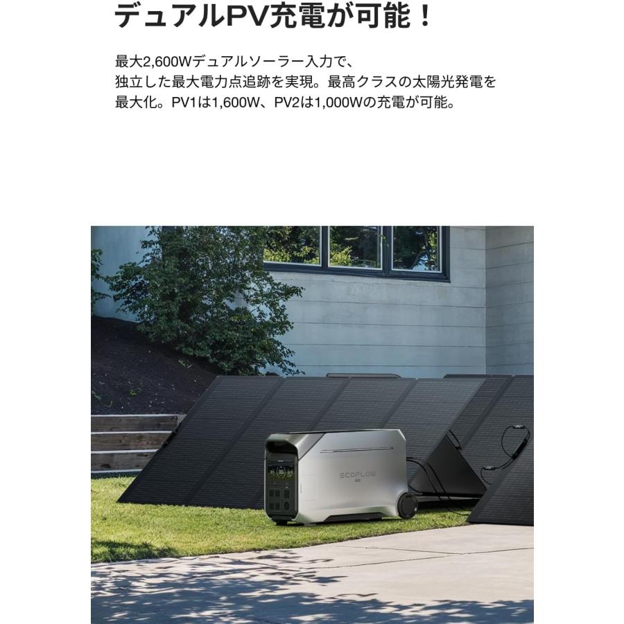 EcoFlow DELTA Pro3 ポータブル電源 4,096Wh EFDELTAPRO3-JP