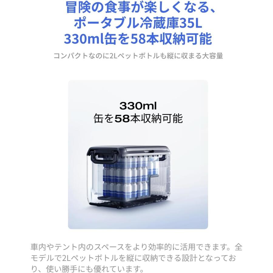 ECOFLOW Ecoflow Glacier Classic 35L ポータブル冷蔵庫 車載冷蔵庫