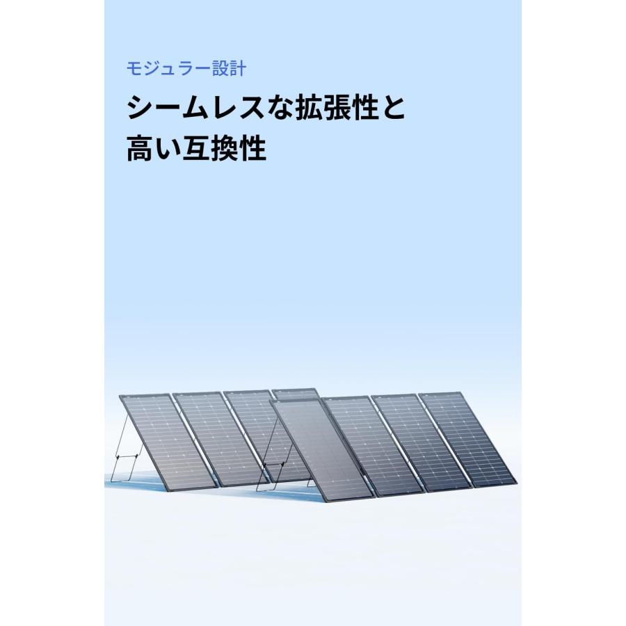 ソーラーパネル ECOFLOW EcoFlow 125W 両面ソーラーパネル : アイディアマルシェ