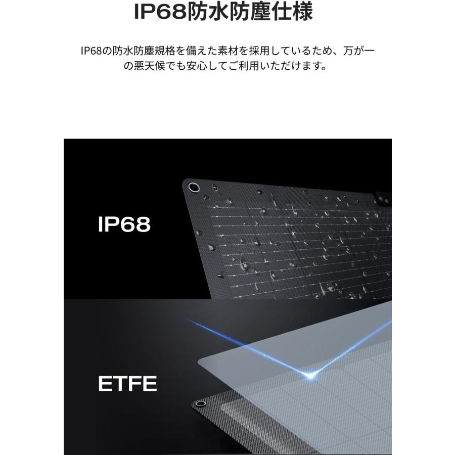 ECOFLOW ソーラーチャージャーGen2 220W 高出力 ソーラーパネル