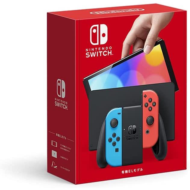 Nintendo Switch Switch（有機ELモデル） Joy-Con(L) ネオンブルー/(R