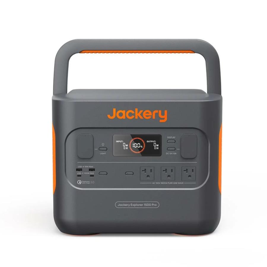 Jackery ポータブル電源 1500Pro 大容量 1512Wh バッテリー 急速充電 