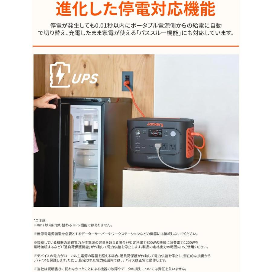 Jackery ジャクリ ポータブル電源 1500 New 1536Wh JE-1500D