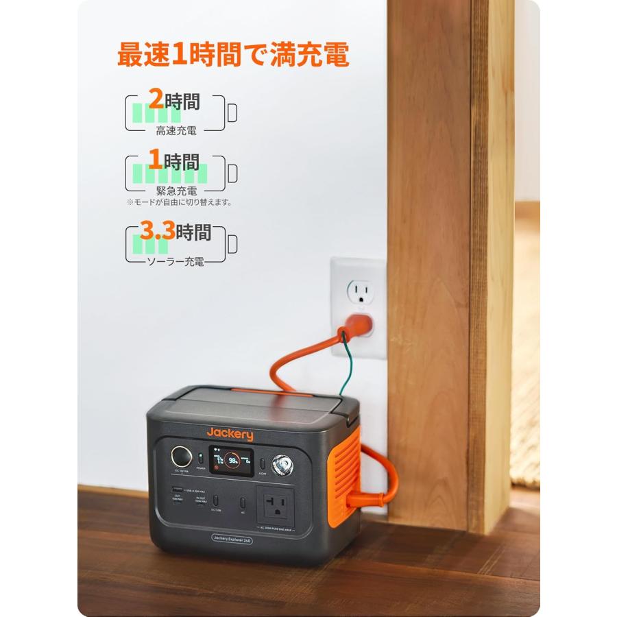 Jackery ポータブル電源 240 New JE-240A : アイディアマルシェ - 通販 - Yahoo!ショッピング Jackery ポータブル電源 240 New JE-240A : アイディアマルシェ - 通販 - Yahoo!ショッピング