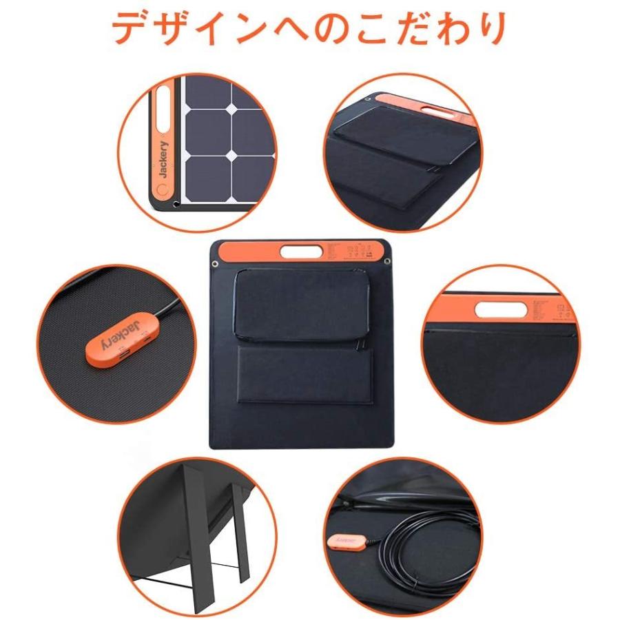 ソーラーパネル Jackery SolarSaga 100 JS-100C : アイディアマルシェ