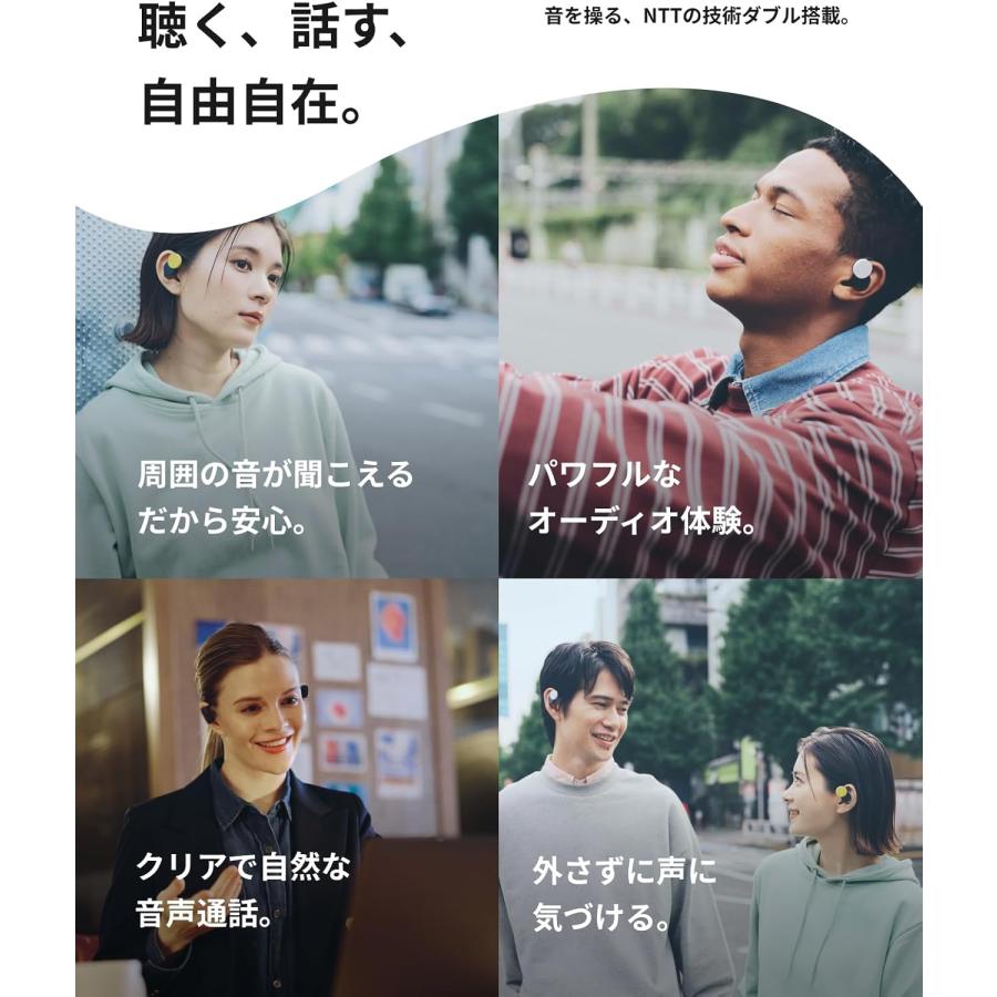 nwm ヌーム オープンイヤー型 完全ワイヤレス 耳スピーカー DOTS