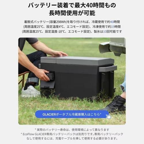 ECOFLOW EcoFlow GLACIER 専用バッテリーパック ポータブル冷蔵庫専用